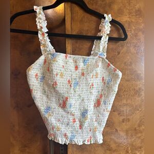 Floral crop top